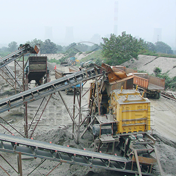 通用礦山機器朝鮮時產120噸破碎制砂生產線